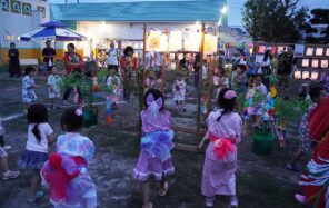 「七夕祭りが開催されました！花火や盆踊りを楽しんだよ♪」の画像