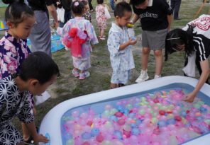 「七夕祭りが開催されました！花火や盆踊りを楽しんだよ♪」の画像