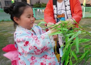 「七夕祭りが開催されました！花火や盆踊りを楽しんだよ♪」の画像