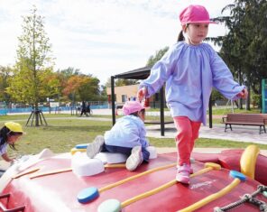 「バスに乗って公園に遊びに行ったよ！」の画像